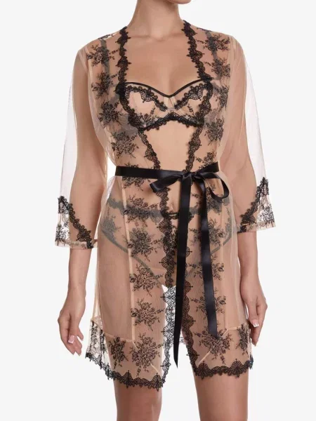 Эротический халат-пеньюар