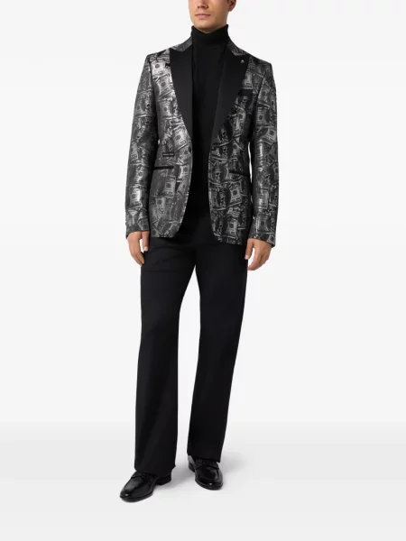 Sacou Philipp Plein cu rever