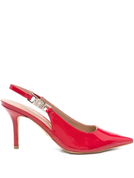 Pantofi cu toc Guess slingback roșu