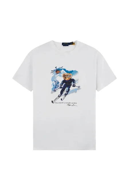 Tricou polo Polo Ralph Lauren cu broderie din fleece alergare roșu