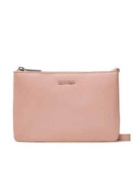 Crossbody kabelka Calvin Klein ružová