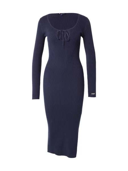 Tommy Jeans Rochie tricotat bleumarin