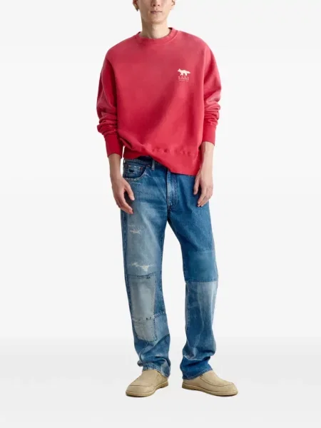 Tiesūs džinsai Maison Kitsuné mėlyna
