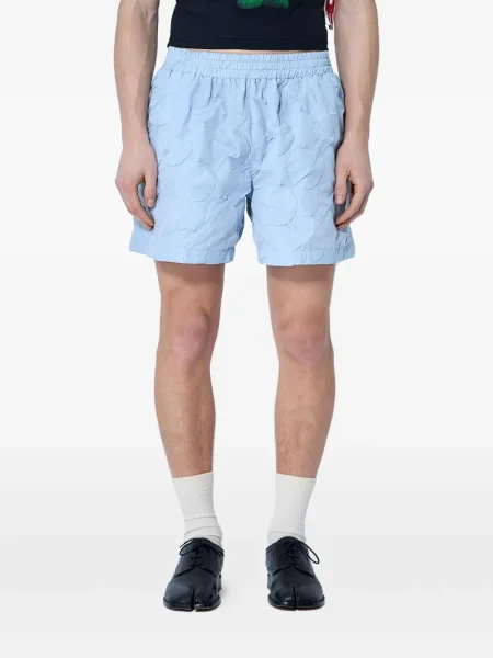 Pantaloni scurți Walter Van Beirendonck albastru