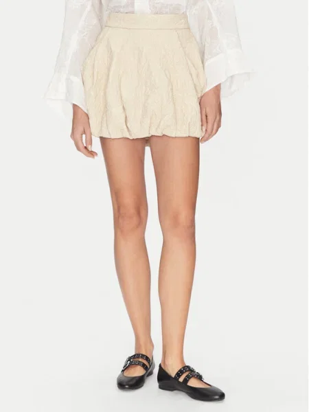 Munthe Fustă din piele Frauke bej