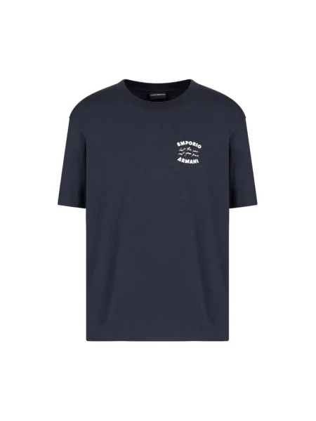 Koszulka Emporio Armani z krótkim rękawem czarna