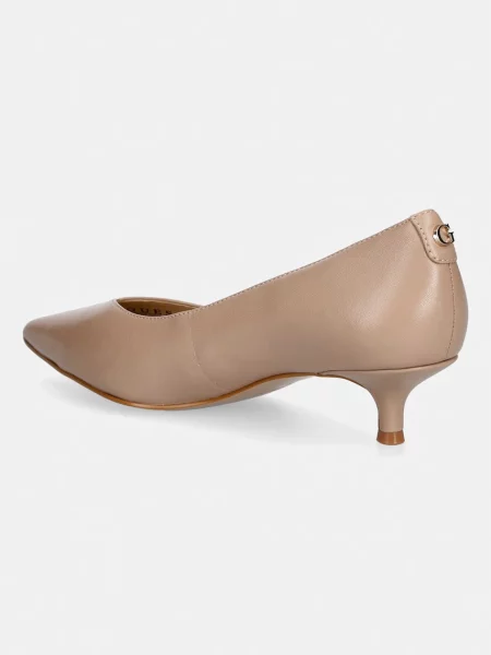Шкіряні туфлі Guess на шпильці