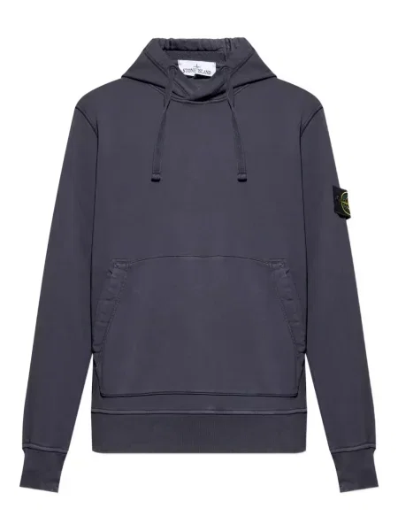 Bluza z kapturem Stone Island z kamieniami niebieska