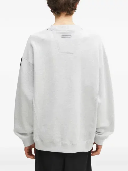 Sneakersy Adidas Predator w paski z dekoltem w serek z kapturem różowe