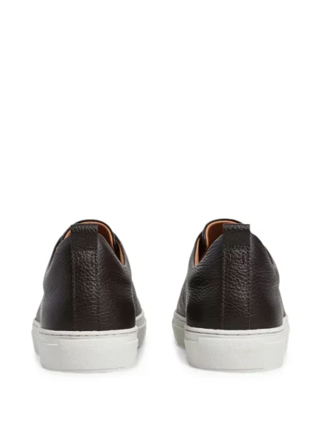 Sneakerși Hackett London din piele maro