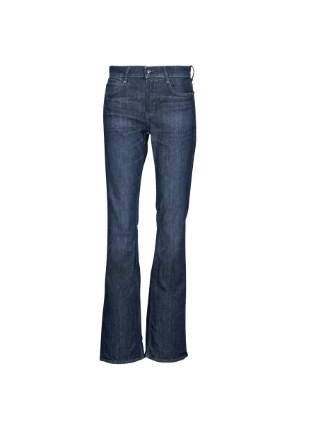 Džínsy so strihom ku čižmám G-star Raw modrá