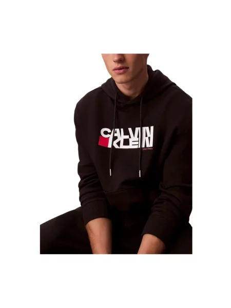 Bluza Calvin Klein Jeans LS Terry Sweatshirt Black L czarne