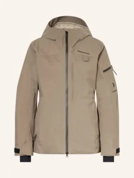 Peak Performance Lyžařská Bunda Alpine Gore-Tex Insulated světle hnědá