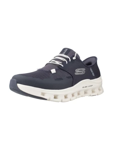 Sneakersy Skechers niebieskie