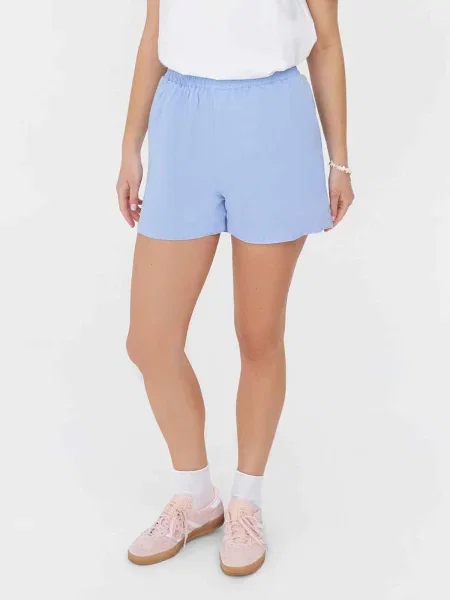 Лляні Шорти FASHIONISTA блакитний