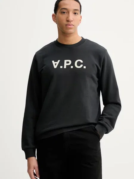 A.P.C. hanorac de SWEAT STANDARD GRAND VPC negru