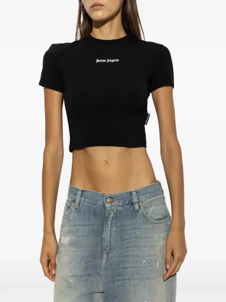 Top Palm Angels cu imagine negru