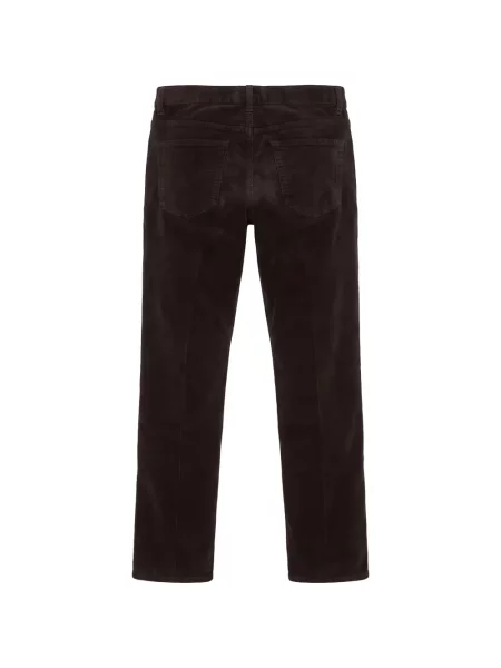 Pantaloni Dondup de catifea cord maro