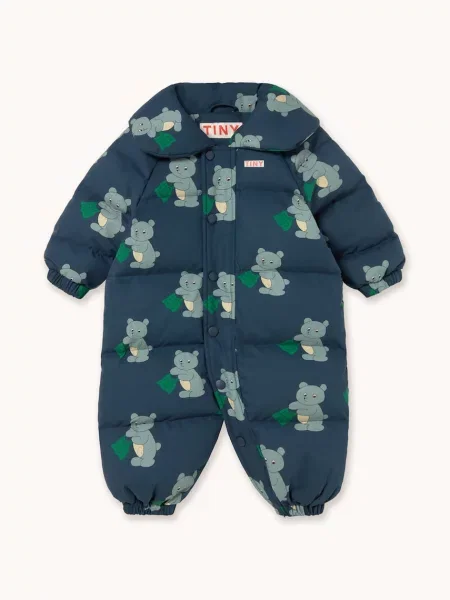 Tinycottons комбінезон для немовлят з бавовною BEARS PADDED OVERALL