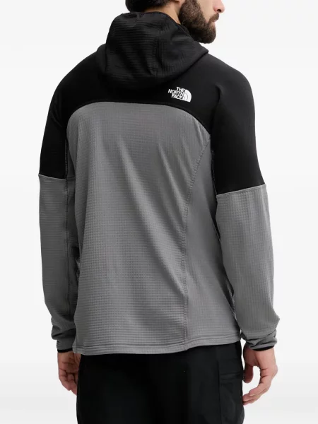 Geacă The North Face cu glugă gri