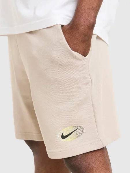 Nike Szorty Nsw Athl Club beżowe