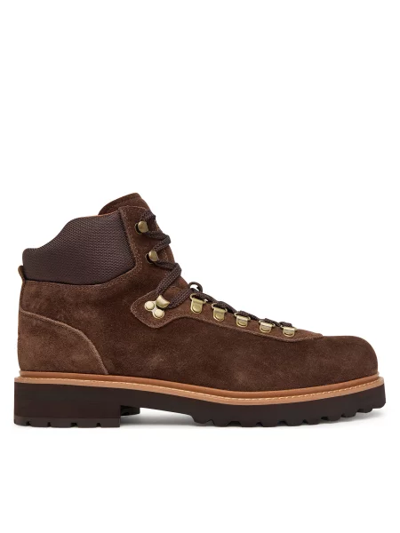 Gležnjarji Polo Ralph Lauren Alpine Suede Trail rjava