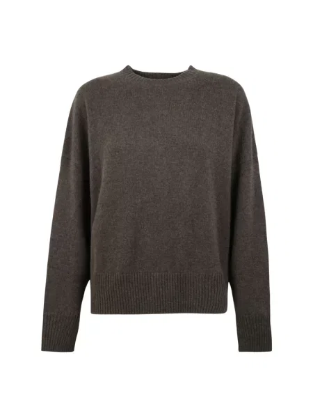 Sweter Loulou De Saison z kaszmiru brązowy