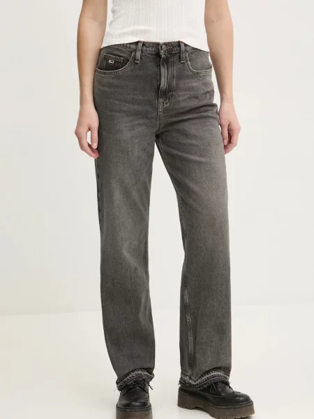 Kavbojke Tommy Jeans siva