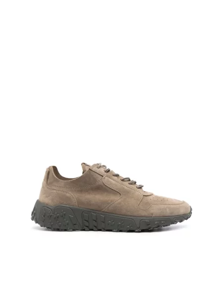 Sneakersy Buttero skórzane brązowe