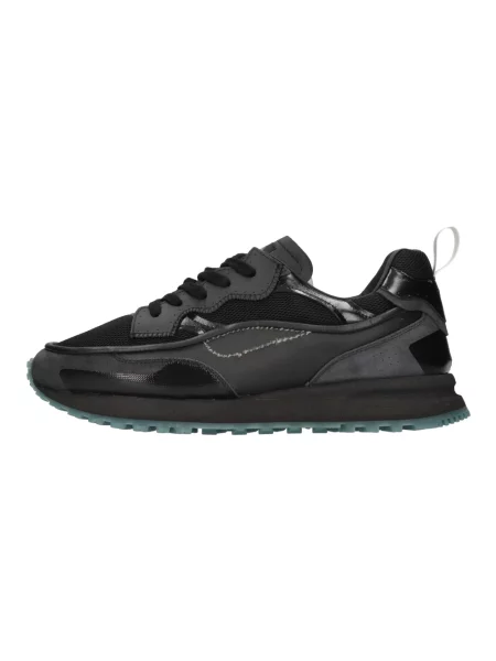 Sneakersy Hidnander skórzane czarne