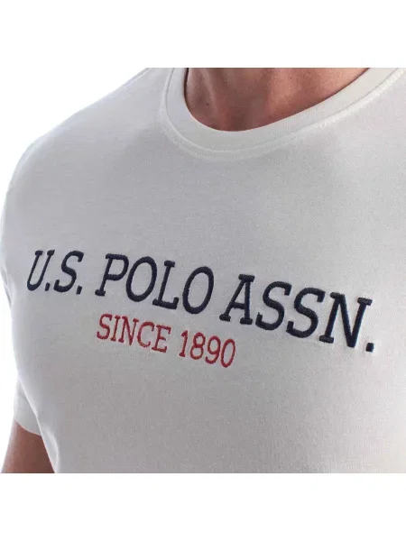 Tricou polo U.s. Polo Assn. alb