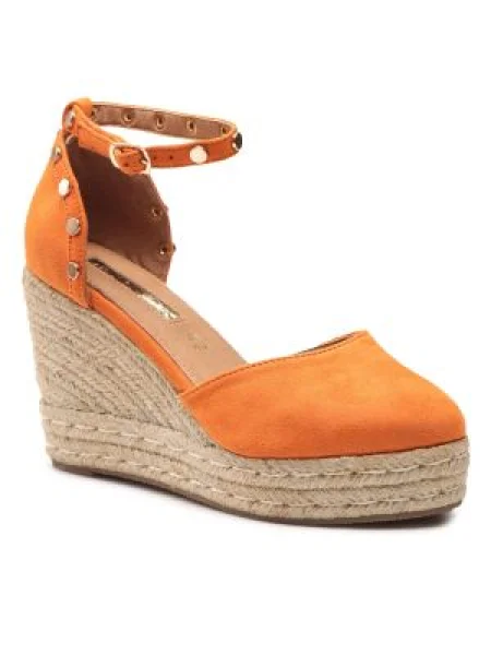 Espadrilky Cafènoir oranžová