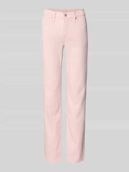 Jeansy o kroju straight fit z mieszanki bawełny model Levi's® 300 różowe