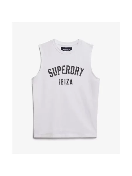 Podkoszulka Superdry biała