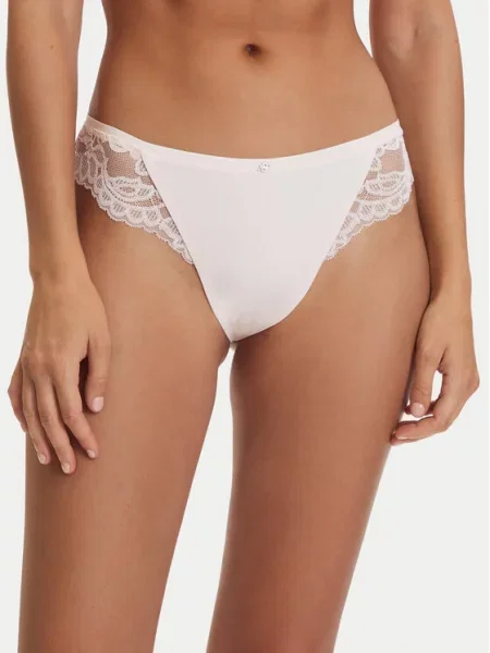 BOSS Klasične spodnje hlačke Blossom roza