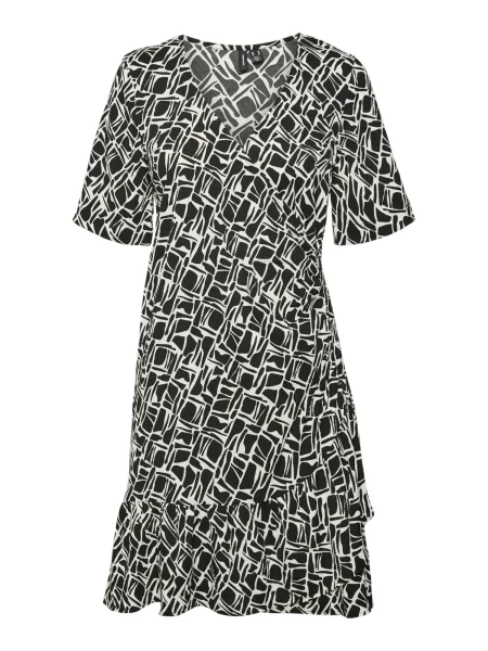 VERO MODA Ruha VMPAGE fekete fehér