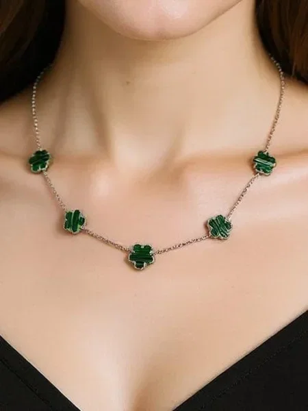 Colier Resti verde