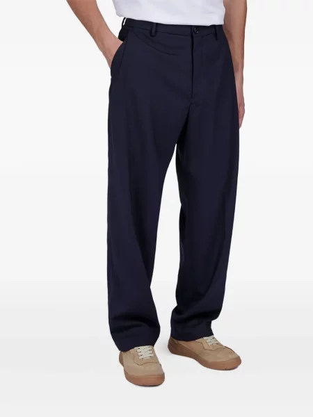 Pantaloni Paul & Shark plisate albastru