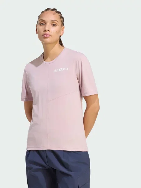 Футболка adidas перероблений рожевий