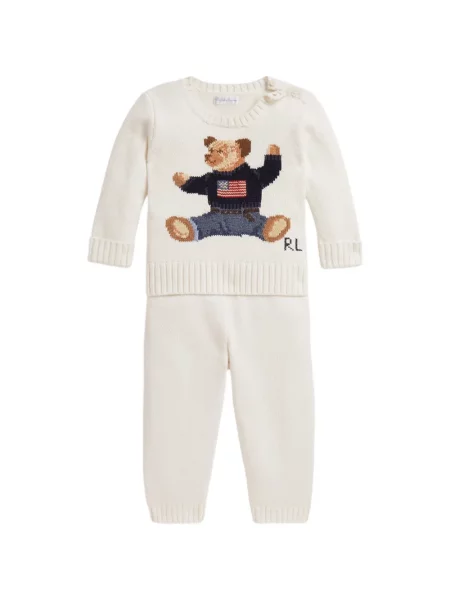 Dětské polotričko Polo Ralph Lauren bílé