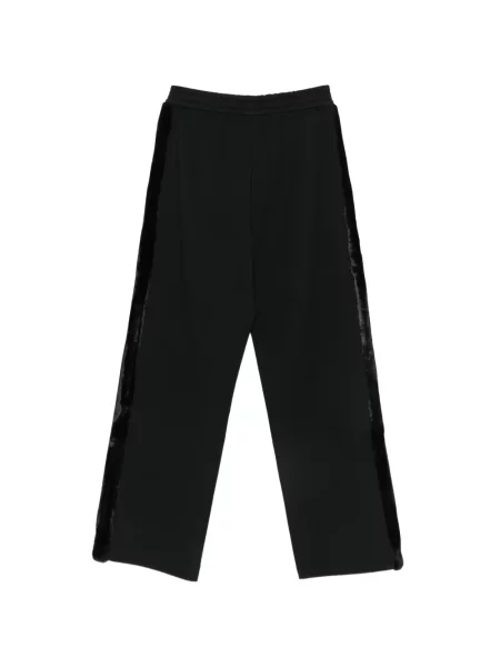 Pantaloni Moose Knuckles de catifea alergare negru