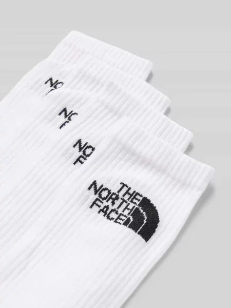 The North Face Skarpety Sportowe Multi Sport Cush Crew 3 Pary weiss białe