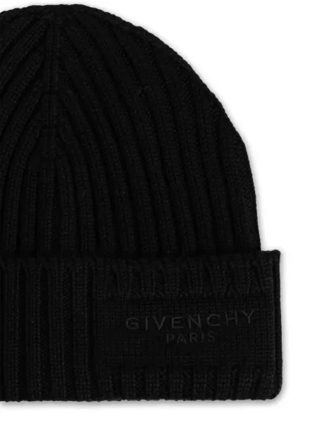 Căciulă Givenchy cu broderie negru