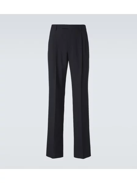 Pantaloni Valentino de lână albastru