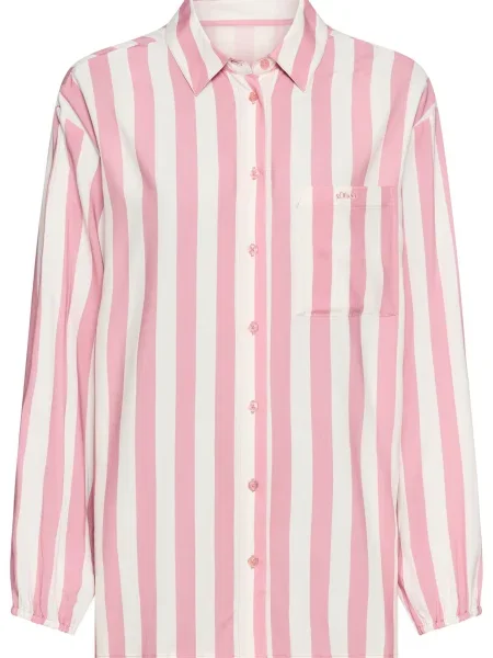 S.Oliver Bluză de noapte roz alb