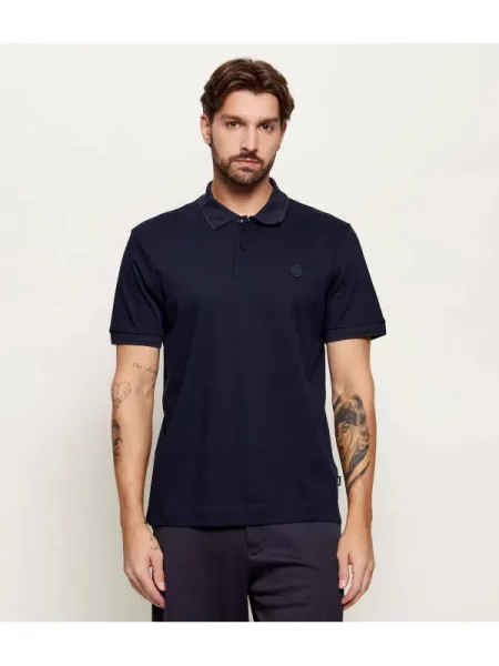 Tricou polo Boss Black negru