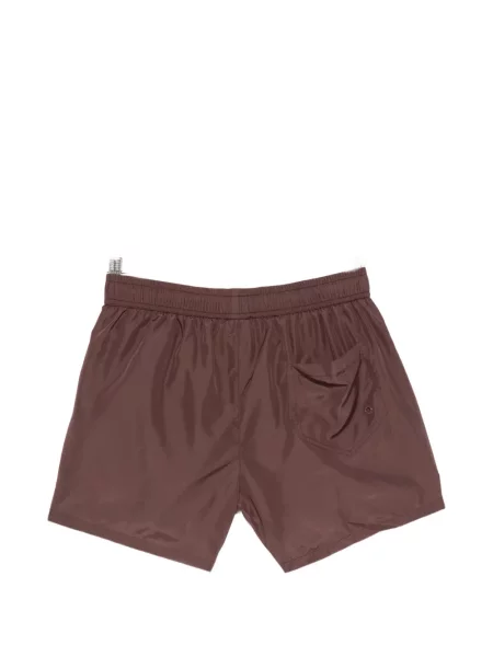 Slip de baie Moschino cu imagine cu cordon maro