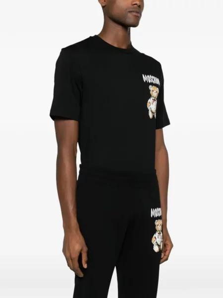 Běžecké kalhoty Moschino černé