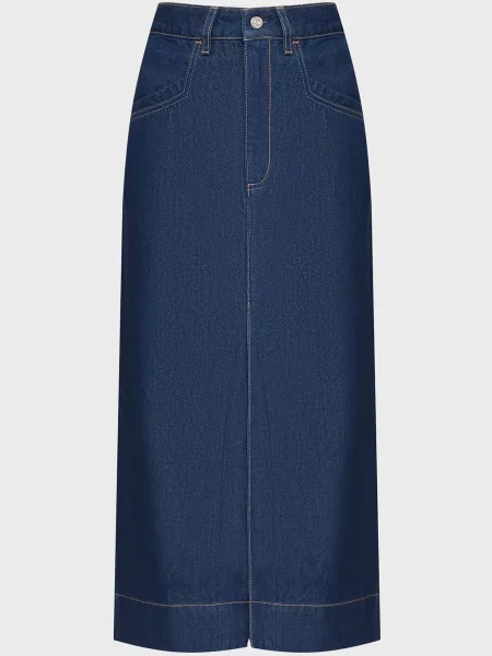 Джинсова спідниця Boss синя