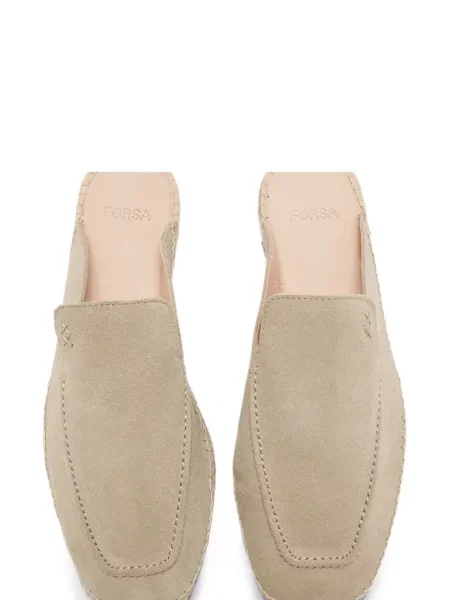 Espadrile Forsa din piele de căprioară